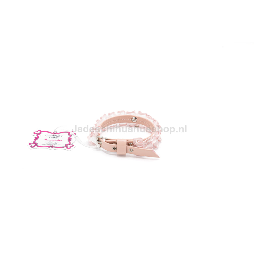 Charlottes Dress - Ruff Halsband Power Rose