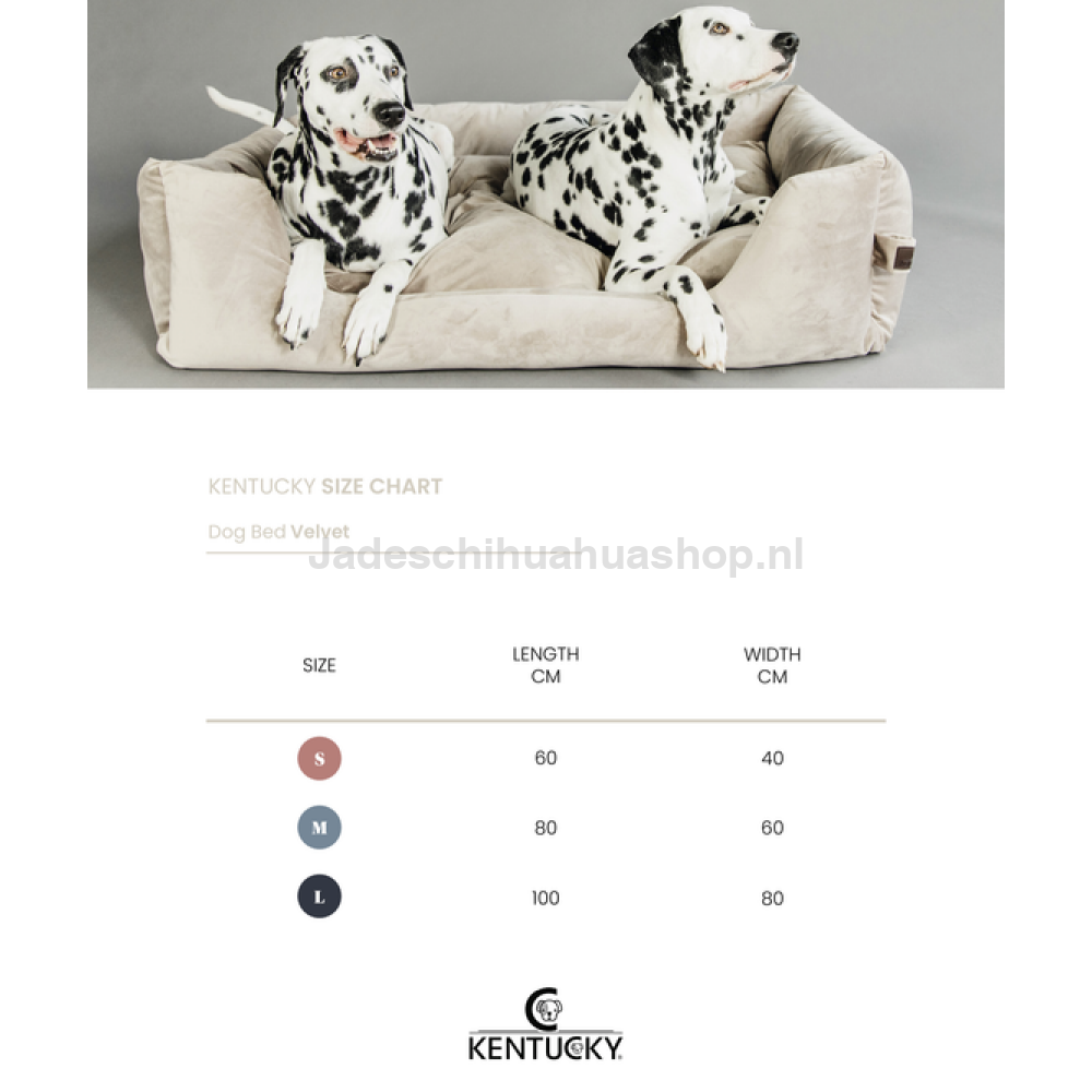 Kentucky - Hondenmand Velvet Beige
