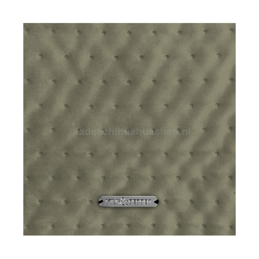 Milk&Pepper - Velvet Opera Plaid Khaki