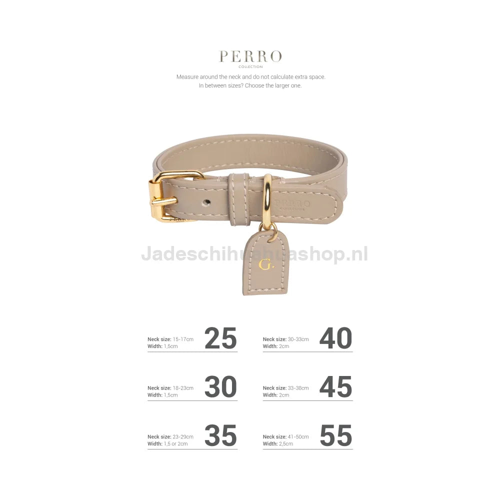 Perro Collection - Donker Grijs Halsband