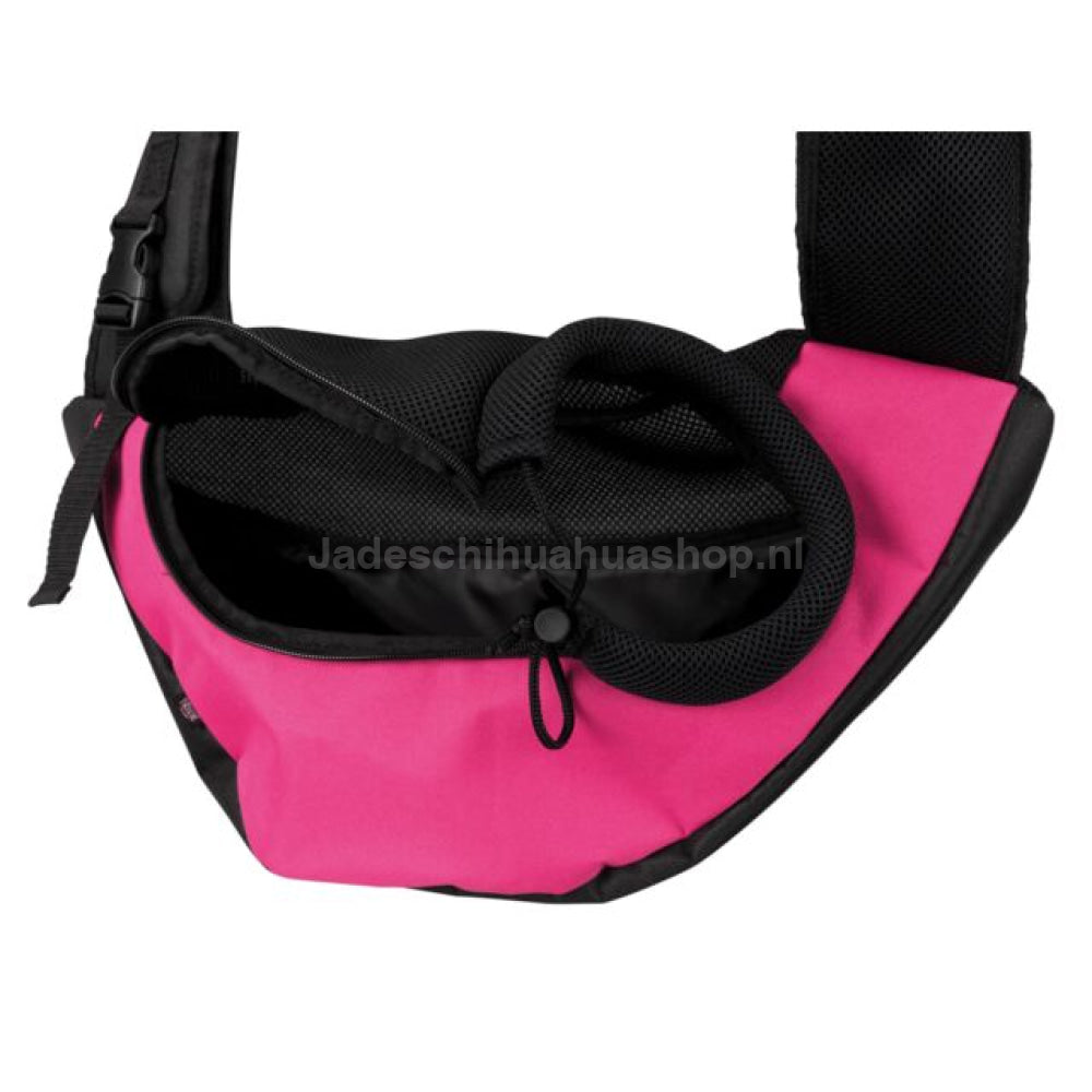 Trixie - Buikdrager Sling Roze/Zwart