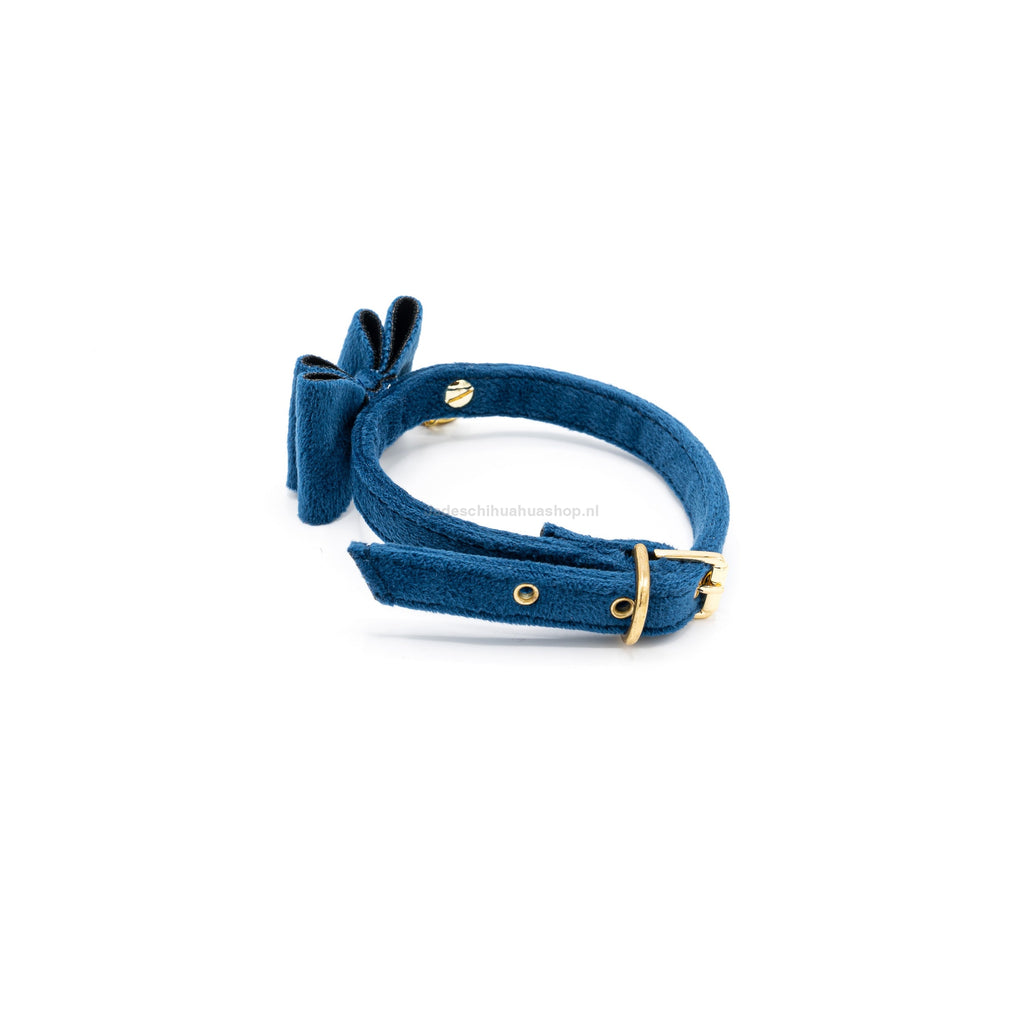 Charlottes Dress - Pandora Halsband Ultrasuede Blue