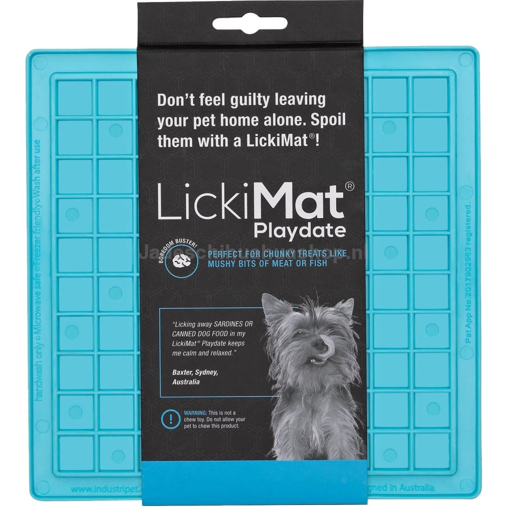 Licki Mat - Hond Likmat Playdate Turquoise